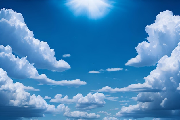 blue sky skyscape background