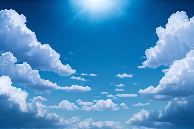 blue sky skyscape background