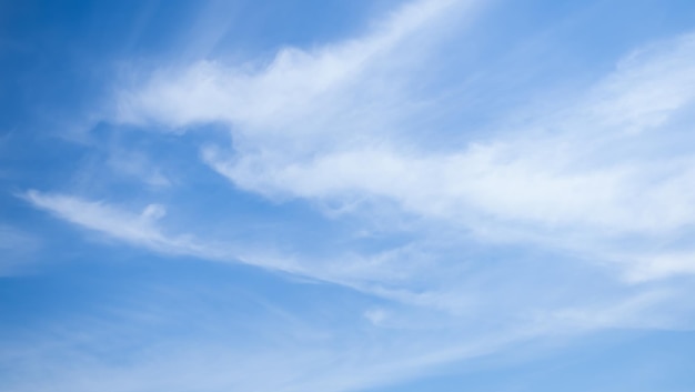 Blue Sky white Cloud Background Sunlight Day with Sky Wallpaper BackdropMockup Nature Landscape Free Space BackdropCard or Poster for Environment Protection