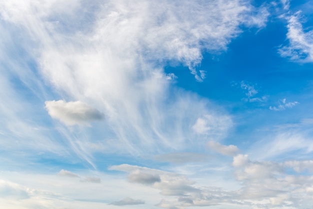 Blue Sky and White Cloud