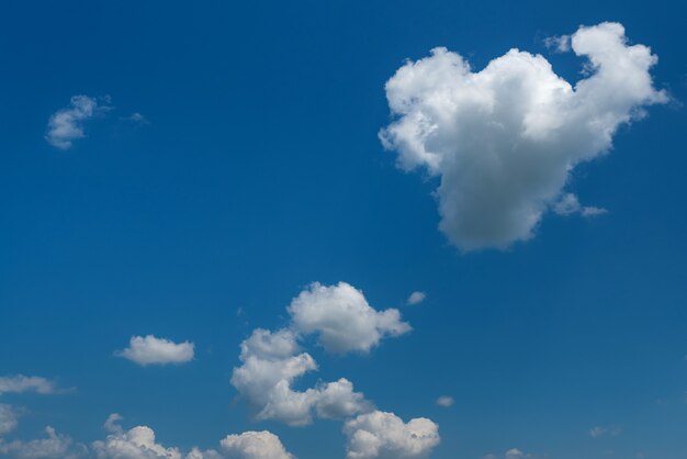 Blue sky and white clouds background clear blue sky