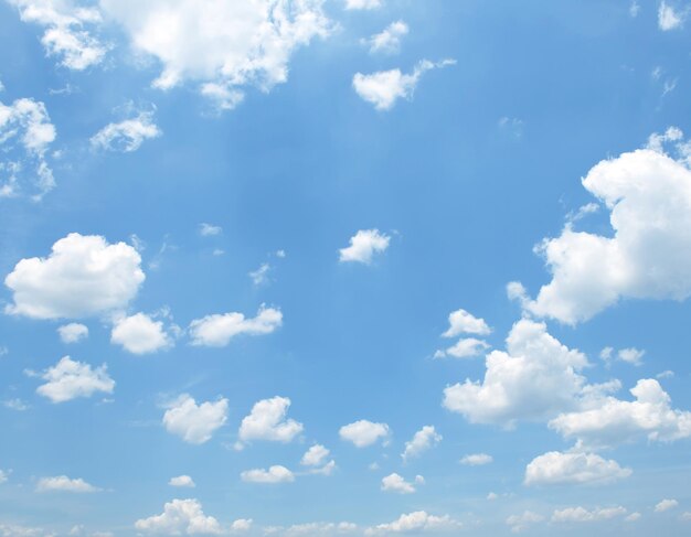 Blue sky and white clouds background