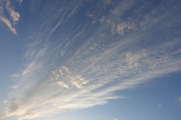 Blue sky and white clouds photo spindrift clouds summer day\
heaven image white and blue sky