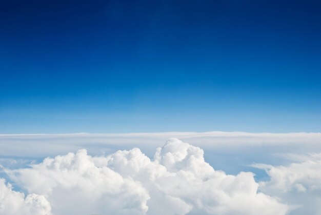 青い空 白い雲 空の背景