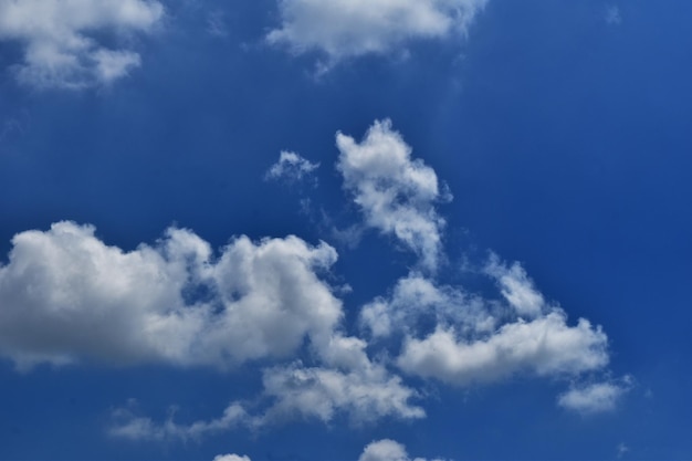 Blue sky and white clouds