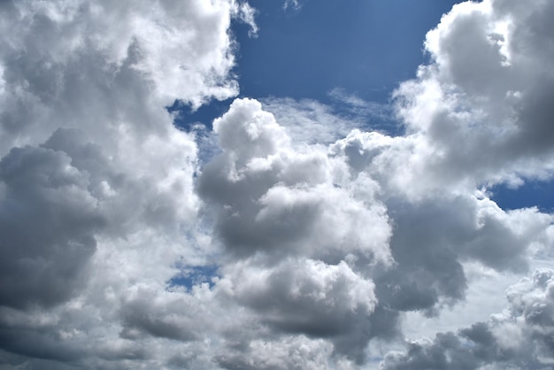 Blue sky and white clouds