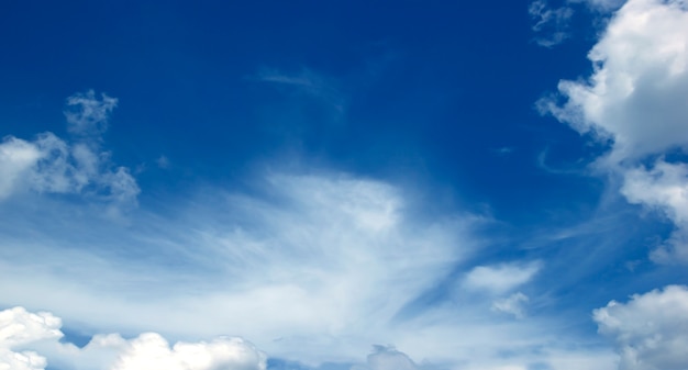 Blue sky white clouds