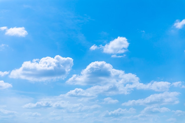 Blue sky and white clouds