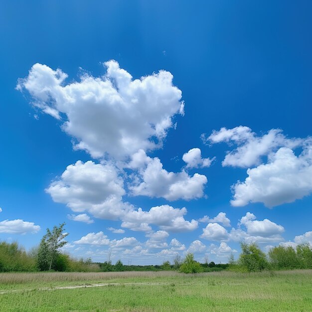 Foto cielo blu e nuvole bianche