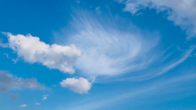 blue sky white clouds