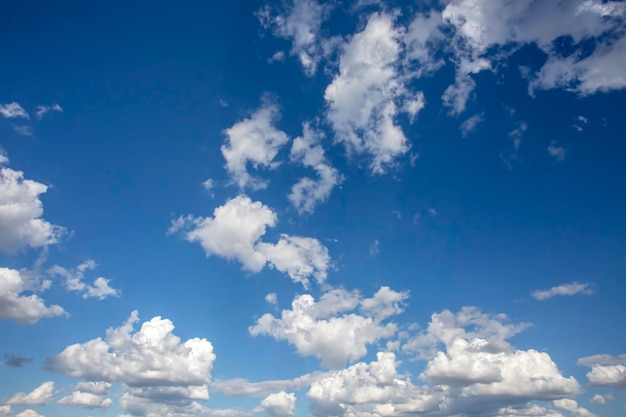 Blue sky and white clouds