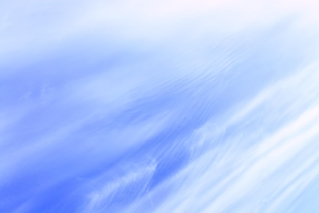 Blue sky with cirrus clouds - abstract background