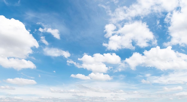 Cielo blu con sfondo di nuvole