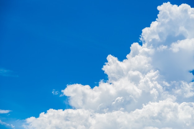 blue sky with cloud background