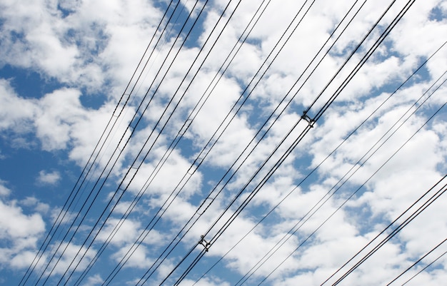 Blue sky with cloud background