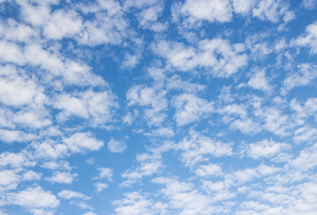 Blue sky with cloud background