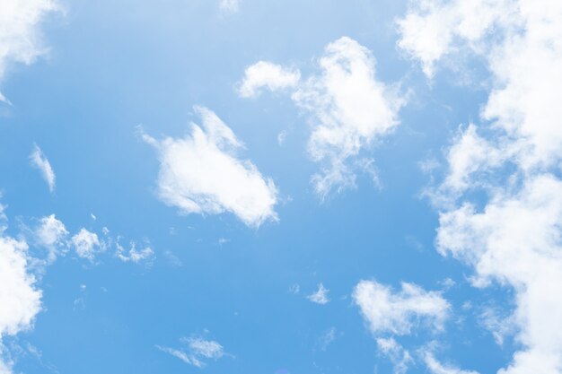 blue sky with cloud background