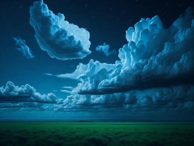 blue sky with cloud background