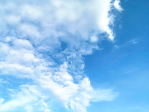 Blue sky with cloud