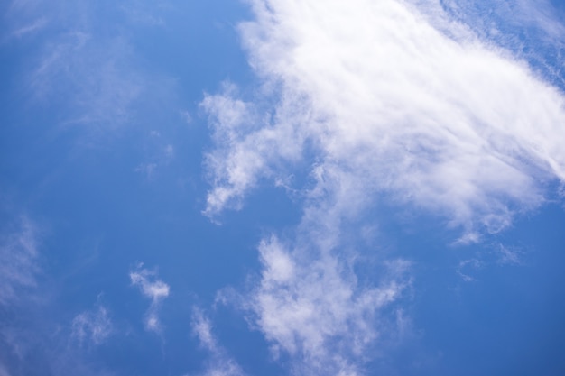 Blue sky with cloud