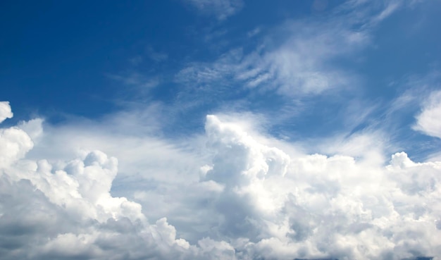 Blue sky with cloud