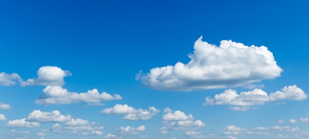 Blue sky with cloud