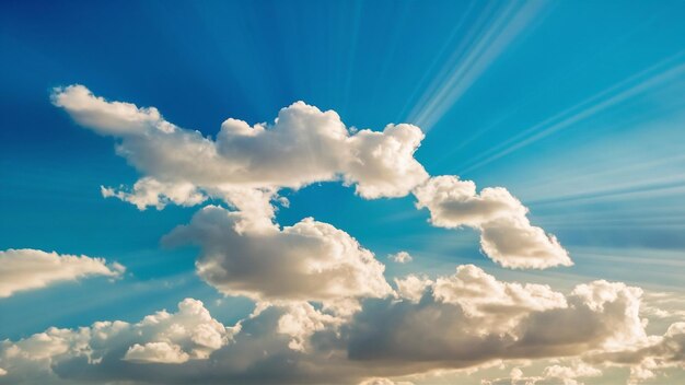 Blue sky with cloud