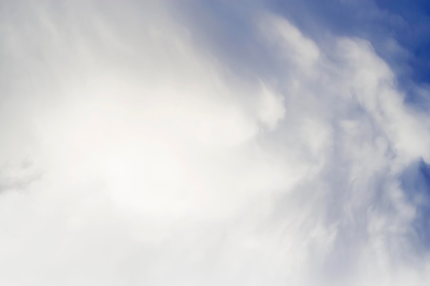 Blue sky with clouds as a nature background