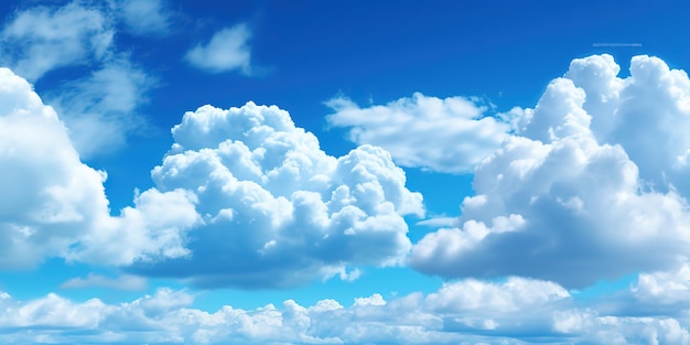 blue sky with clouds background