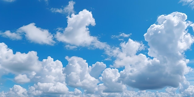 青空、雲、背景