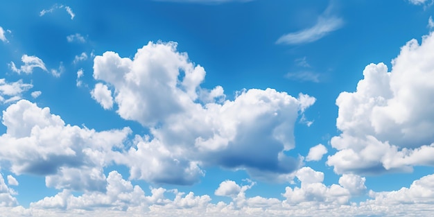 blue sky with clouds background