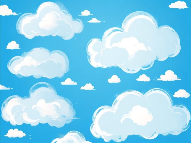 Blue sky with clouds background