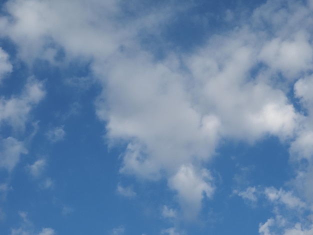 Blue sky with clouds background