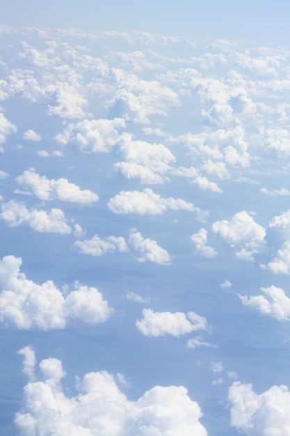 Blue sky with clouds background