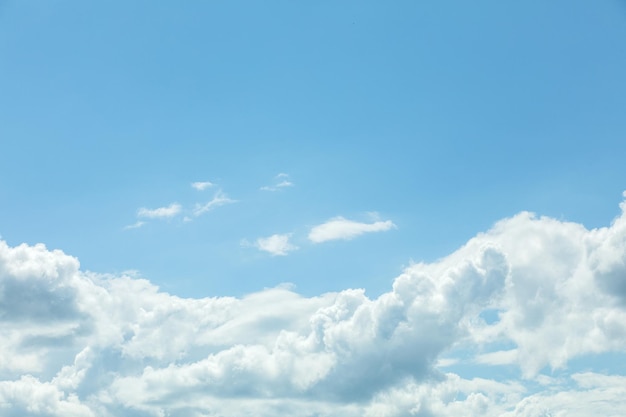 Blue sky with clouds background