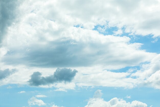 Blue sky with clouds. background.