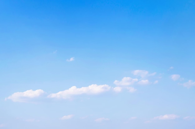 Blue sky with clouds Many beautiful white