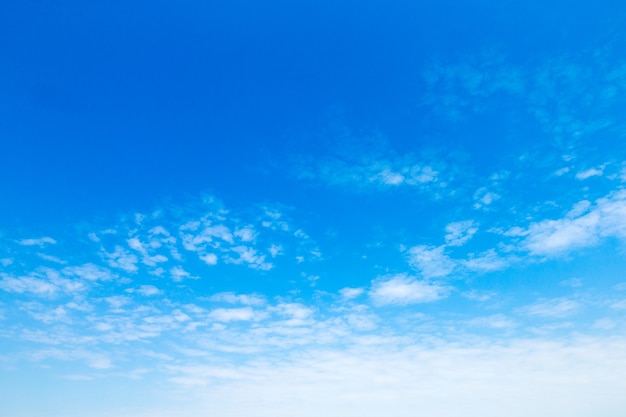 Blue sky with clouds . nature background