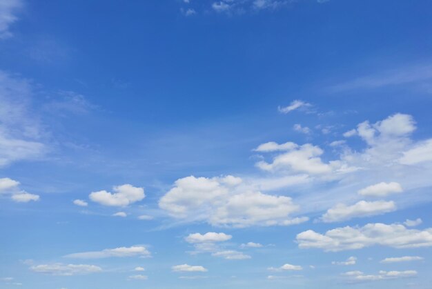 青い空と白い雲