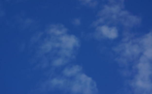 A blue sky with clouds and a white cloud