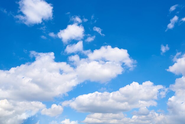 Photo the blue sky with clouds