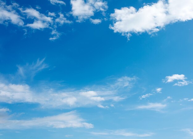 Blue sky with clouds