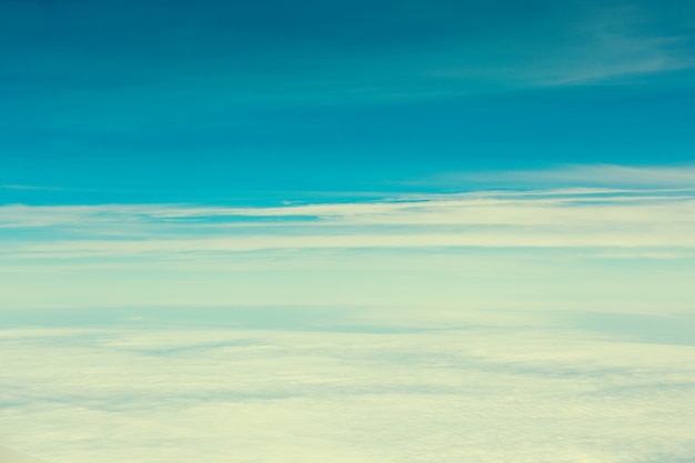 blue sky with clouds