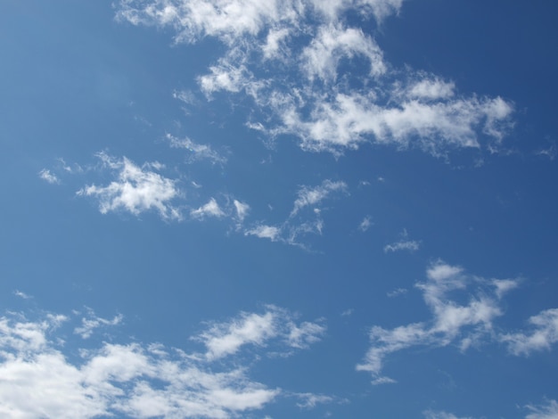 Blue sky with clouds