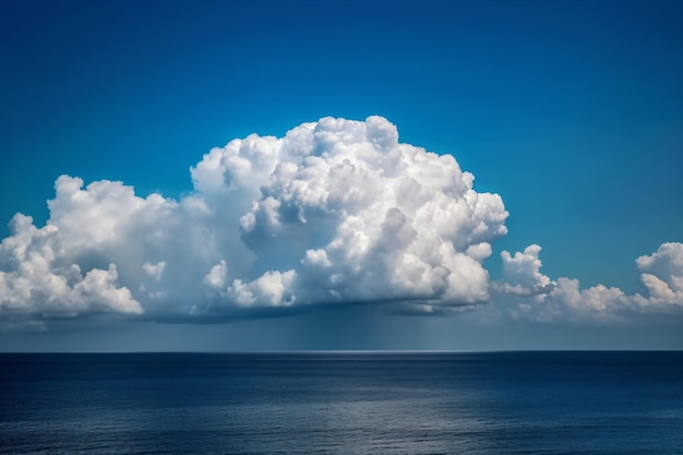 雲のある青い空