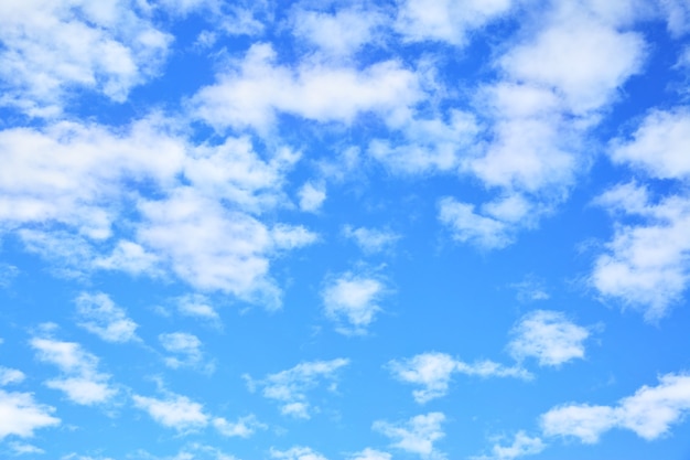 Blue sky with light clouds