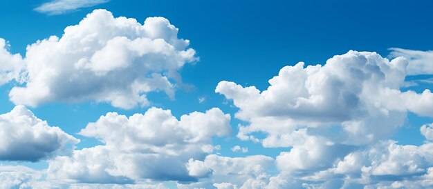 Blue sky with white cloud background