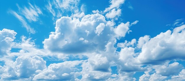 blue sky with white cloud background