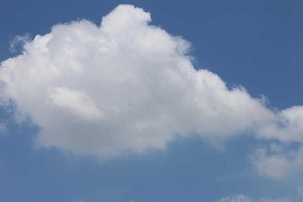 Blue Sky with White Cloud