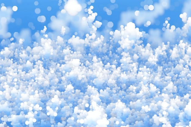 Blue sky with white clouds Abstract background